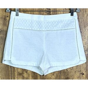 J. Crew White Matelasse Shorts, NWT, size 2, White